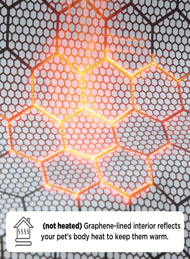 بيد شور بيت قطط خارجي مقاوم للعوامل الجوية من Bedsure - مأوى واسع للغاية معزول للقطط الضالة بقاعدة مرتفعة في الشتاء، مخبأ خارجي مقاوم للماء للحيوانات الأليفة للقطط الضالة، 22.5 × 12.5 × 13.25 بوصة، رمادي - Image 5